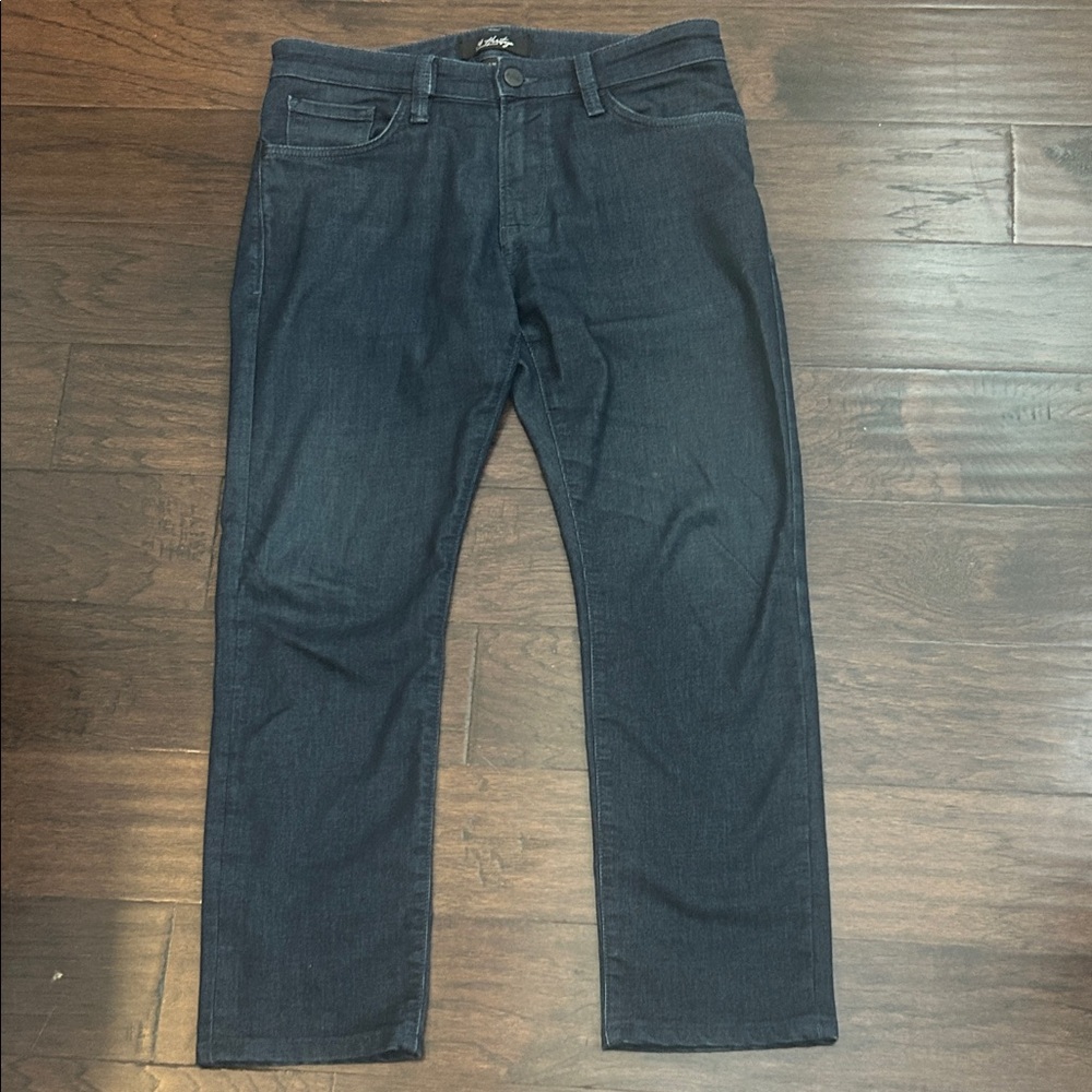 Stylish Slim Fit Jeans in Deep Blue